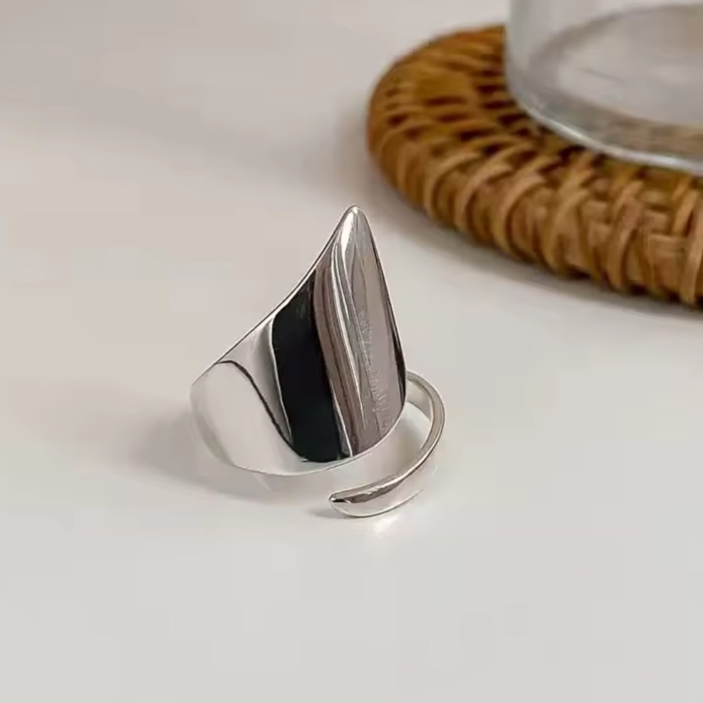 Polished Wrap Ring | 925 Sterling Silver Adjustable - Picture 12 of 15